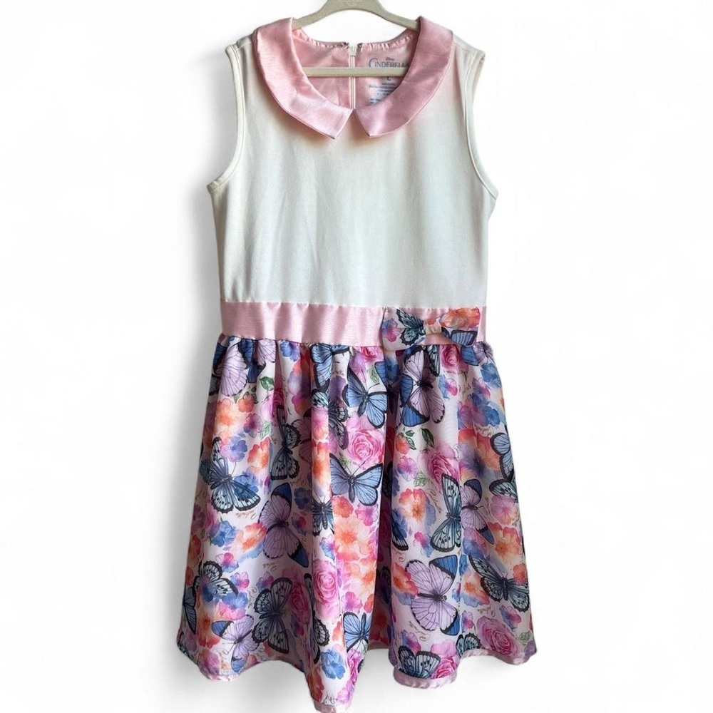 Cinderella Pink and White Butterfly Dress